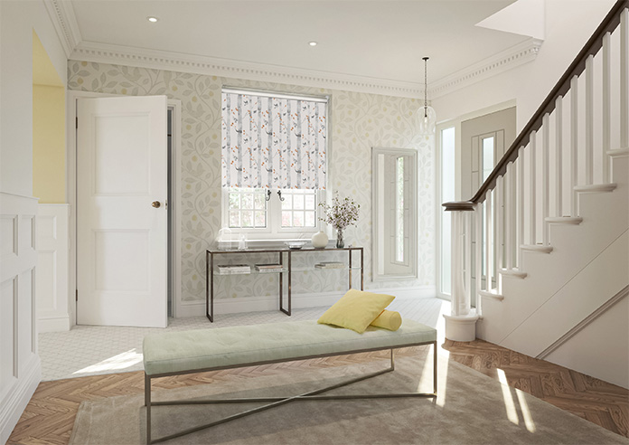 Watercolour Woods, Orange - Twist&Fit Roller Blind - Image 7